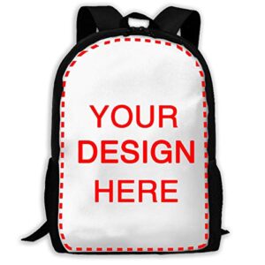 cusditomsue custom travel laptop backpack personalized, add your own text name message image briefcase laptop school bag, business computer backpack, hiking daypacks shoulder bag
