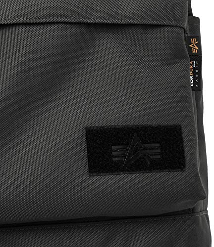 ALPHA INDUSTRIES INC(アルファ インダストリーズ) Men's Official Alpha Backpack, Cordura Canvas, Grey (Grey Marl)