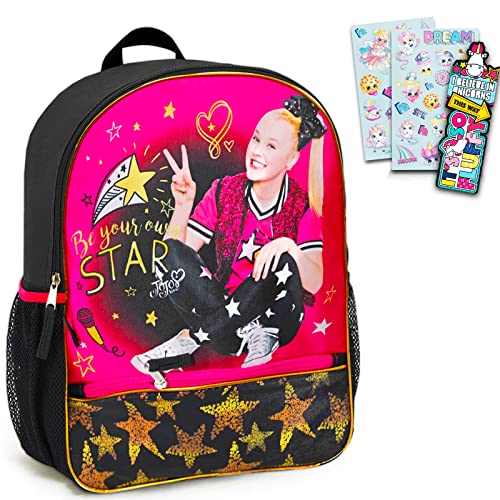 JoJo Siwa Backpack for Girls - 16" JoJo Siwa Backpack, Stickers, More | JoJo Siwa Backpack Set