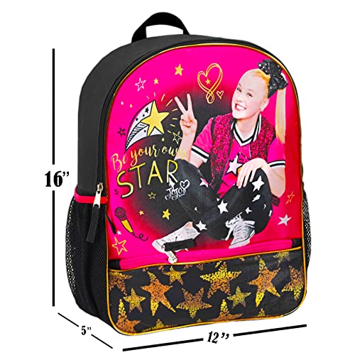 JoJo Siwa Backpack for Girls - 16" JoJo Siwa Backpack, Stickers, More | JoJo Siwa Backpack Set