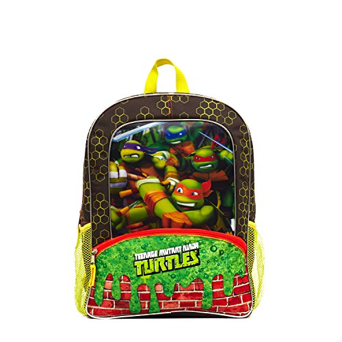 Teenage Mutant Ninja Turtles Lenticular Green Slime 16" Backpack