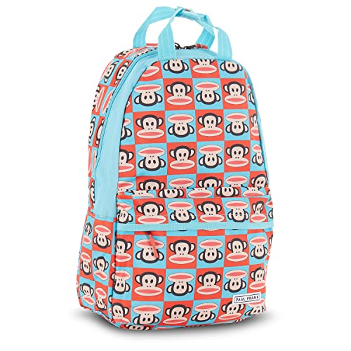 Paul Frank Monkey Allover Backpack - Light Blue Julius the Monkey Allover Knapsack