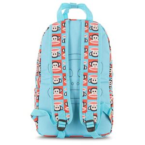 Paul Frank Monkey Allover Backpack - Light Blue Julius the Monkey Allover Knapsack