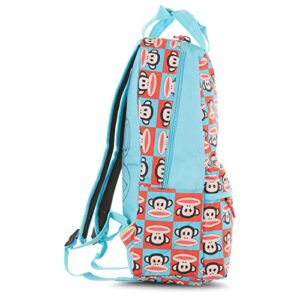 Paul Frank Monkey Allover Backpack - Light Blue Julius the Monkey Allover Knapsack