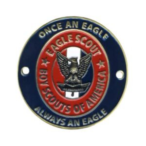 eagle scout hiking stick medallion –