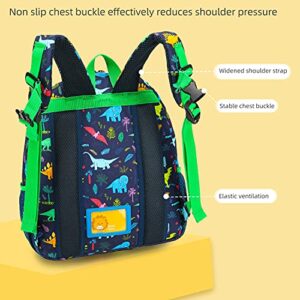 willikiva Kids Preschool Dinosaur Toddler Backpack for Boys and Girls School Bag(Green Dinosaur)