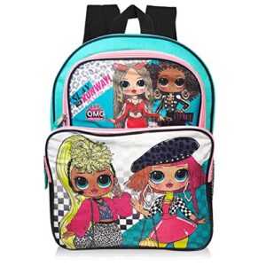 LOL Surprise Backpack for Girls Set - 16" LOL Surprise Backpack, Stickers, More | LOL Surprise Backpack for Girls 4-6
