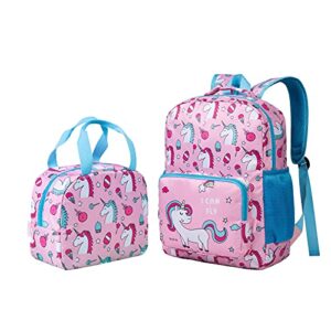 backpack for boys girls, toddler, kids, teen, school bookbag for elementary kindergarten student, preschool children (unicorn)