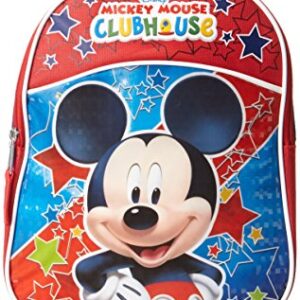 Fast Forward Little Boys' Mickey Mouse Mini Backpack, Blue/Red, One Size