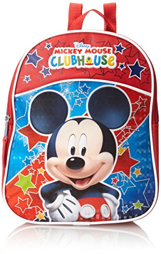 Fast Forward Little Boys' Mickey Mouse Mini Backpack, Blue/Red, One Size