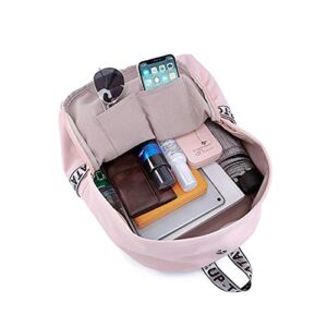 Teen Girl School Backpack USB Charging Port 16 Inch Laptop Bag Travel Daypack