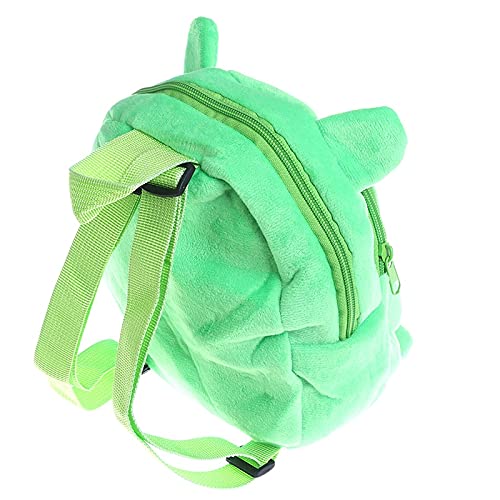 Frog Backpack Mini Frog Backpack Plush Frog Bag Frog Plushie Frog Backpack for Kids (Green)