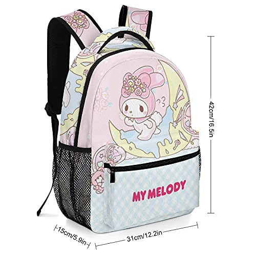 IFMAXCOX M-y Melody backpack school bag withe side pokect large suitable for hiking camping picnic