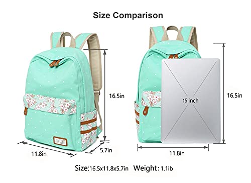 Duuloon Students Casual Classic Basic Lightweight Backpack Gudetama Canvas Travel Backpack School Bookbag