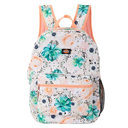 Dickies Backpack Classic Logo Water Resistant Casual Daypack for Travel Fits 15.6 Inch Notebook (Cactus Rose)