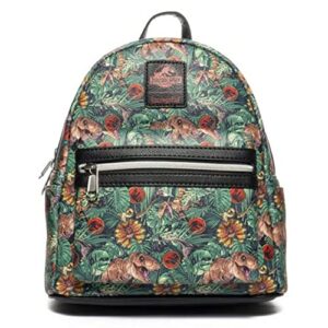 jurassic park dinosaur jungle mini backpack – entertainment earth exclusive