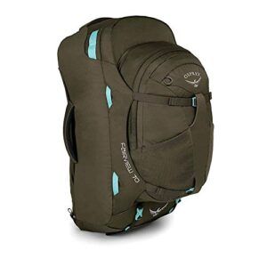osprey packs fairview 70 women’s travel backpack, misty grey, x-small/small