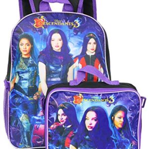 Descendants Girl's 16" Backpack W/Detachable Lunch Box