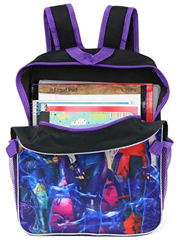 Descendants Girl's 16" Backpack W/Detachable Lunch Box