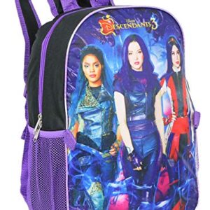 Descendants Girl's 16" Backpack W/Detachable Lunch Box