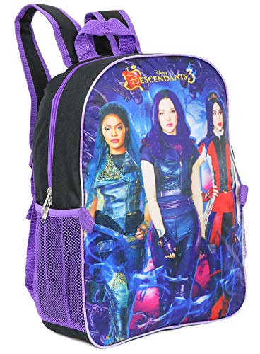 Descendants Girl's 16" Backpack W/Detachable Lunch Box