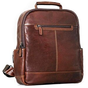 voyager compact convertible backpack/crossbody #7534 (brown)