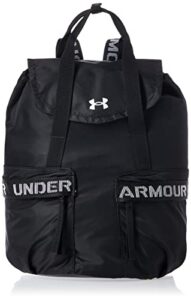 under armour womens favorite backpack , black (001)/white , one size fits most