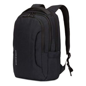 swissgear 3573 compact laptop backpack, black, 17-inch