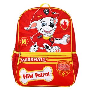 paw patrol marshall 16’’ hooded backpack