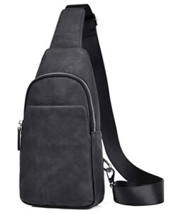 fsd.wg sling backpack for men chest bag crossbody shoulder bags travel bag purse for men with water resistant