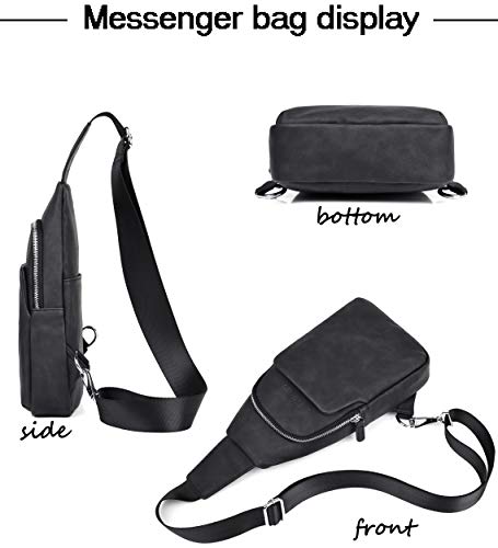 FSD.WG sling Backpack for Men Chest Bag Crossbody Shoulder Bags Travel Bag Purse for Men with Water Resistant