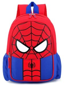 limitless kids co. l 3d backpack l children’s backpack l classic superhero l blue & red l lightweight, durable l quality schoobag l age 3+ l perfect-size l 10.6in x 5.2in x 14.2cm l comic superhero l