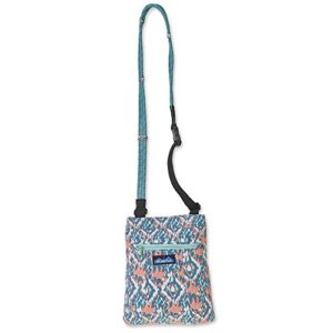 kavu keepalong semi padded sling canvas rope crossbody bag – beach paint
