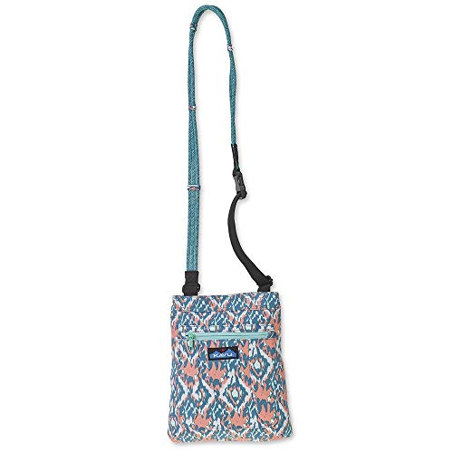 KAVU Keepalong Semi Padded Sling Canvas Rope Crossbody Bag - Beach Paint