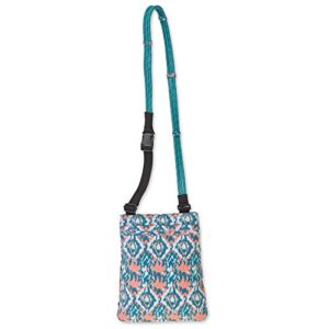 KAVU Keepalong Semi Padded Sling Canvas Rope Crossbody Bag - Beach Paint