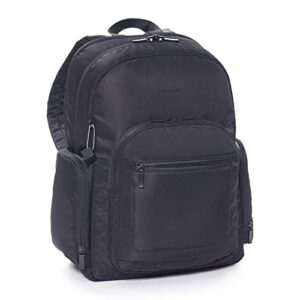 hedgren tour large backpack, rfid blocking, padded tablet/laptop pockets, black