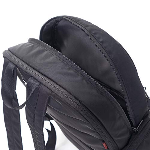 Hedgren Tour Large Backpack, RFID Blocking, Padded Tablet/Laptop Pockets, Black