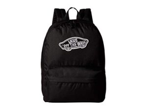 vans off the wall classic black realm backpack, large