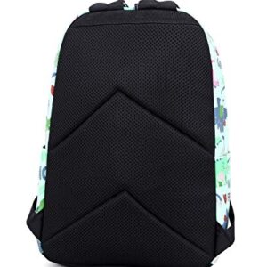 Acmebon Fashion Roomy Cute Backpacks for Teen Girl Children Lightweight School Bookbag Dinosaur