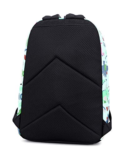 Acmebon Fashion Roomy Cute Backpacks for Teen Girl Children Lightweight School Bookbag Dinosaur