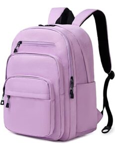 lanola laptop backpack,cool student backpack, travel business backpack-purple