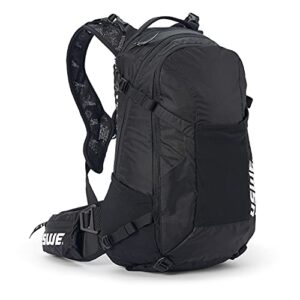 uswe shred 25l backpack, a high end daypack for mtb, e-mtb, mountain bike, black