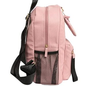 Betsey Johnson Josie Quilted Full Size Backpack Blush One Size