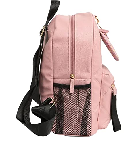 Betsey Johnson Josie Quilted Full Size Backpack Blush One Size