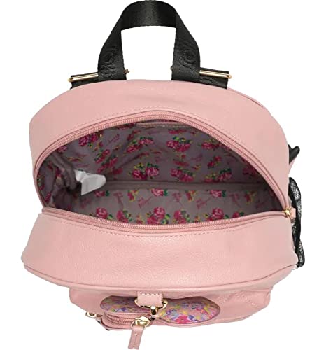 Betsey Johnson Josie Quilted Full Size Backpack Blush One Size