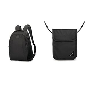 pacsafemetrosafe ls350 anti-theft 15l backpack with rfid block neck pouch