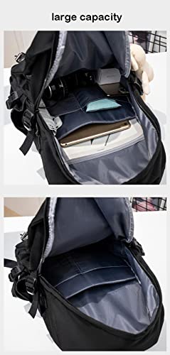 ZBIBYO Anime Hanako-kun Backpack for School Cute With Doll Pendant,Yashiro Nene Unisex Cosplay Bookbag (Black3)