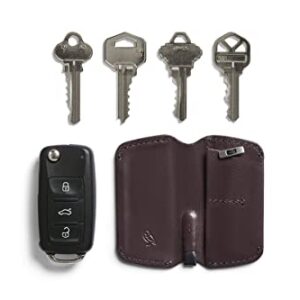 Bellroy Leather Key Cover (Max. 4 keys) - Deep Plum