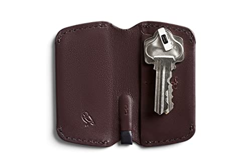 Bellroy Leather Key Cover (Max. 4 keys) - Deep Plum