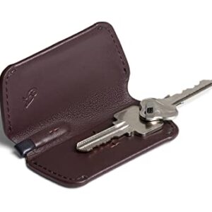 Bellroy Leather Key Cover (Max. 4 keys) - Deep Plum